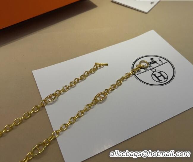 Fashion Discount Hermes Kelly Chain Belt HS011001 Gold 2025