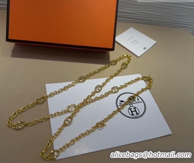 Fashion Discount Hermes Kelly Chain Belt HS011001 Gold 2025