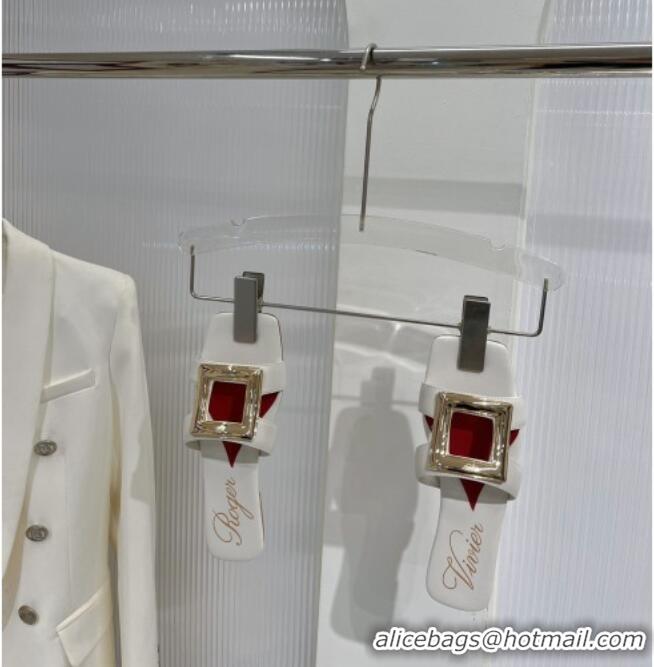 ​Good Product Roger Vivier Viv' by the Sea Mules in Calfskin 5073118 White 2025