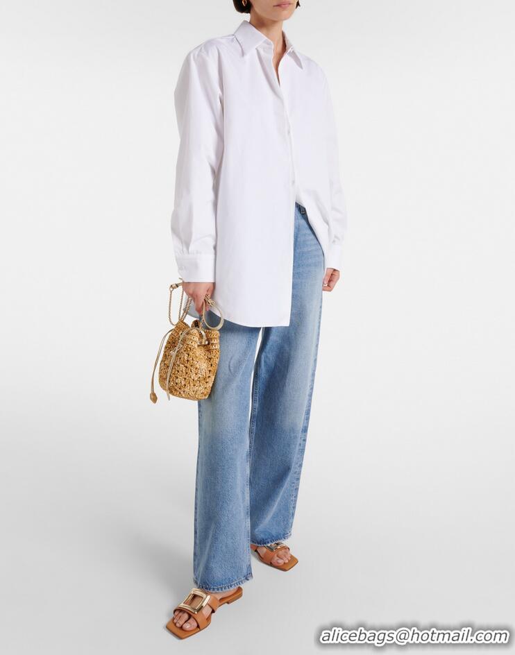 ​Top Design Roger Vivier Viv' by the Sea Mules in Calfskin 5073118 Brown 2025