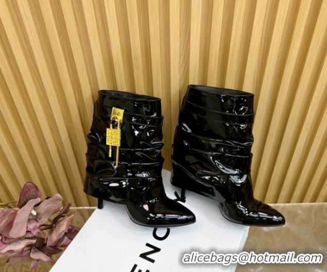 Perfect Givenchy Shark Lock Stiletto Ankle Boots with Crystals 101116 Black 2026