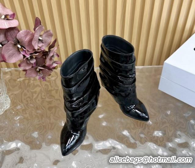 Perfect Givenchy Shark Lock Stiletto Ankle Boots with Crystals 101116 Black 2026