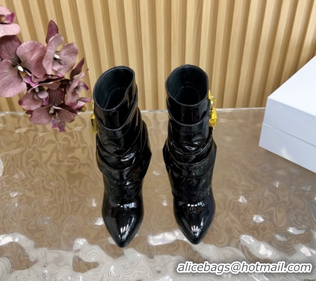 Perfect Givenchy Shark Lock Stiletto Ankle Boots with Crystals 101116 Black 2026