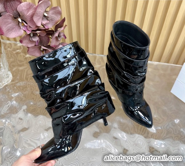 Perfect Givenchy Shark Lock Stiletto Ankle Boots with Crystals 101116 Black 2026