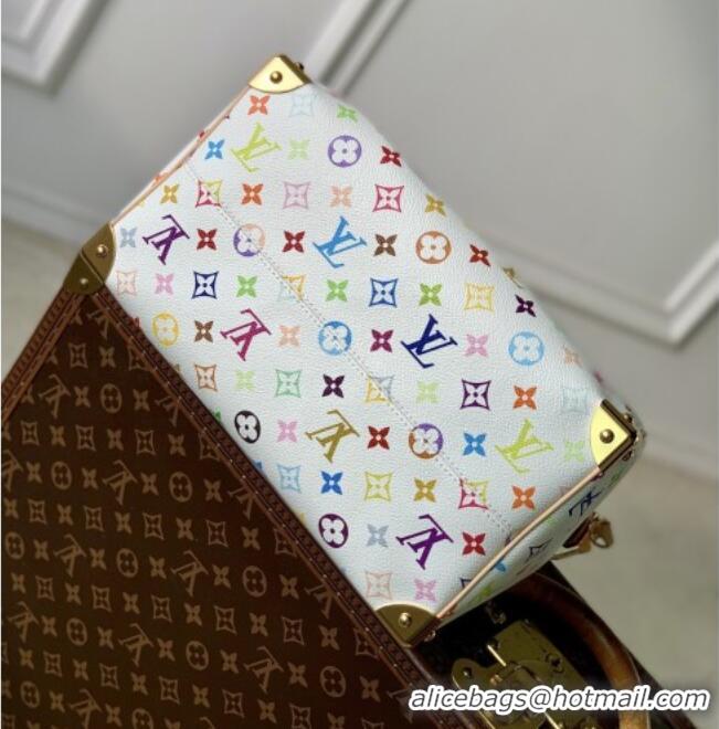 Promotional Louis Vuitton LV x TM Speedy Soft 30 Bag in Multicolor/White Canvas M27789 2026