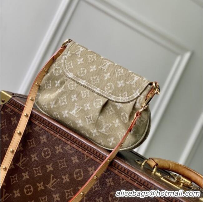 Luxury Discount Louis Vuitton Sunset Bag in Khaki Denim GOTS M27210 2026
