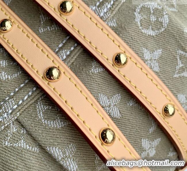 Luxury Discount Louis Vuitton Sunset Bag in Khaki Denim GOTS M27210 2026