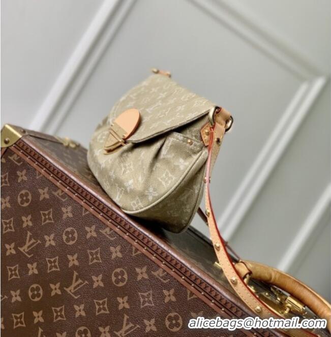 Luxury Discount Louis Vuitton Sunset Bag in Khaki Denim GOTS M27210 2026