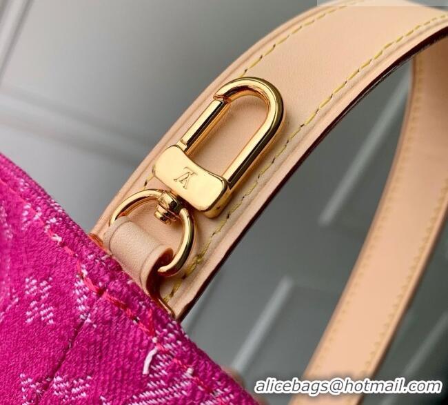 Top Grade Louis Vuitton All In BB Bag in Fuchsia Denim GOTS M27626 2026