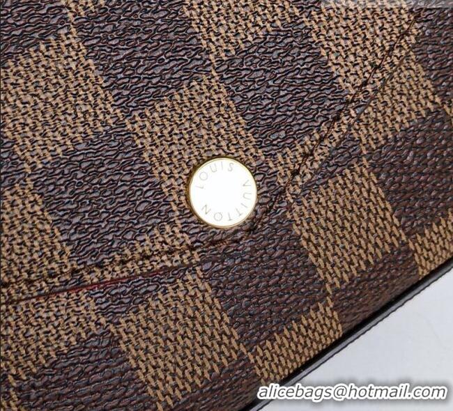 Best Product Louis Vuitton Pochette Félicie Bag in Damier Ebene Canvas N63032 Brown 2026