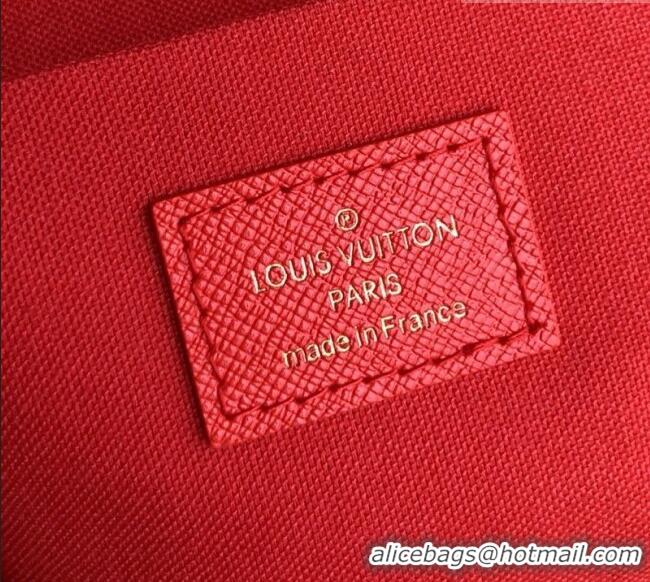 Best Product Louis Vuitton Pochette Félicie Bag in Damier Ebene Canvas N63032 Brown 2026