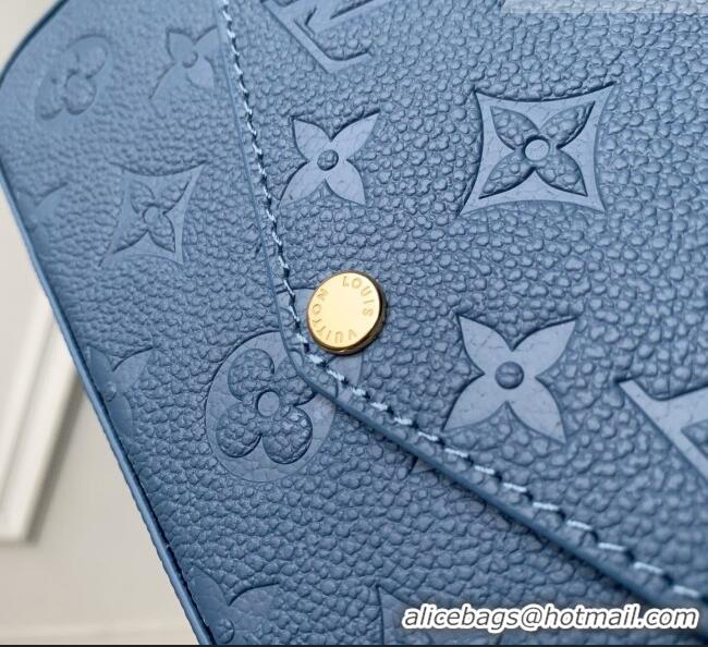 Super Quality Louis Vuitton Pochette Félicie Mini Bag in Monogram Empreinte Leather M82477 Blue 2026