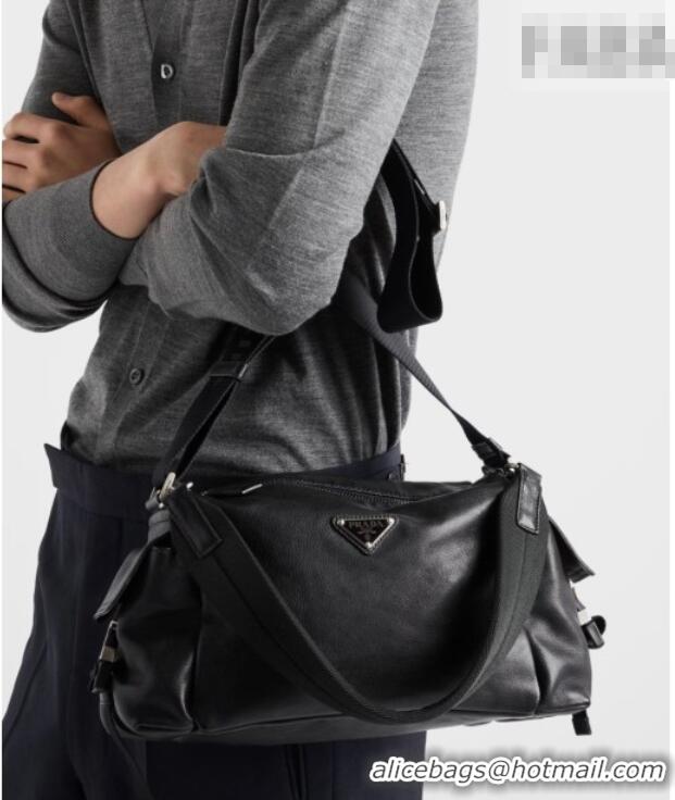 Original Cheap Prada Explore Leather Shoulder bag 2VH206 Coffee Brown 2026