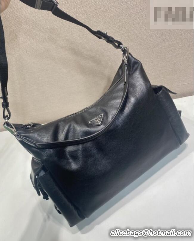 Well Crafted Prada Men's Explore Calf leather bag 2VH204 Black 2026