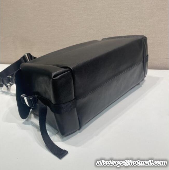 Well Crafted Prada Men's Explore Calf leather bag 2VH204 Black 2026