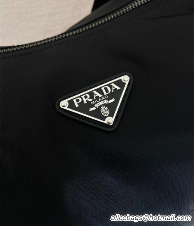 Well Crafted Prada Men's Explore Re-Nylon and leather bag 2VH204 Black 2025