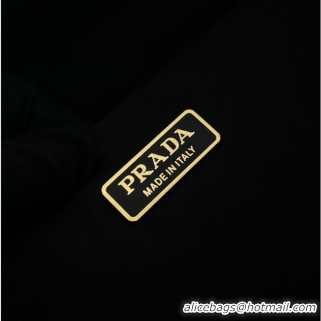 Good Product Prada Explore large Re-Nylon shoulder bag with flap 1BD391 Black 2025