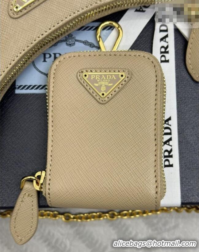 Best Quality Prada Re-Edition 2005 Saffiano leather bag 1BH204 Apricot 2026