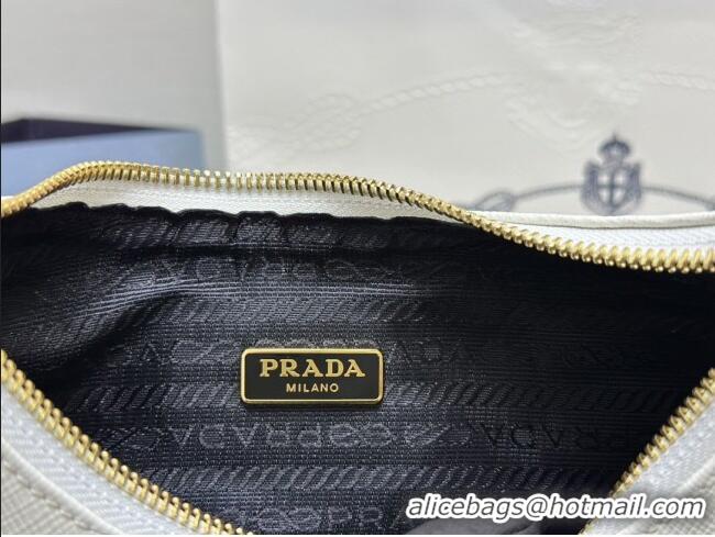 Traditional Specials Prada Re-Edition 2005 Saffiano leather bag 1BH204 White 2026