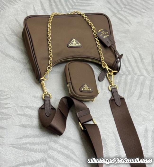 Buy Discount Prada Re-Edition 2005 Re-Nylon Bag 1BH204 Burnt Brown 2026