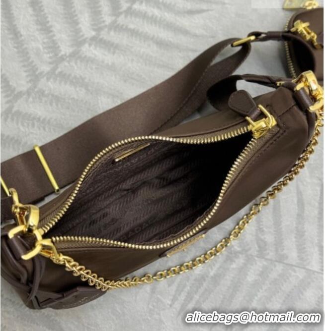 Buy Discount Prada Re-Edition 2005 Re-Nylon Bag 1BH204 Burnt Brown 2026