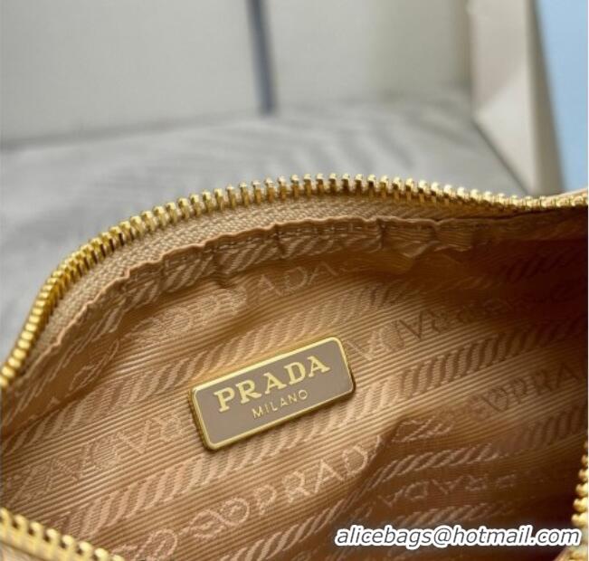 Luxury Cheap Prada Re-Edition 2005 Re-Nylon Bag 1BH204 Apricot 2026