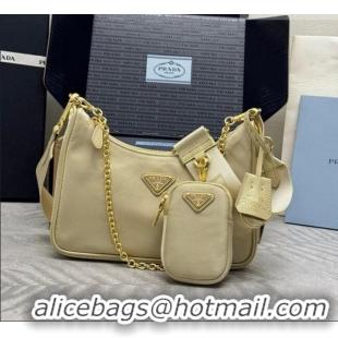 Best Product Prada Re-Edition 2005 Re-Nylon Bag 1BH204 Sand/Gold 2026