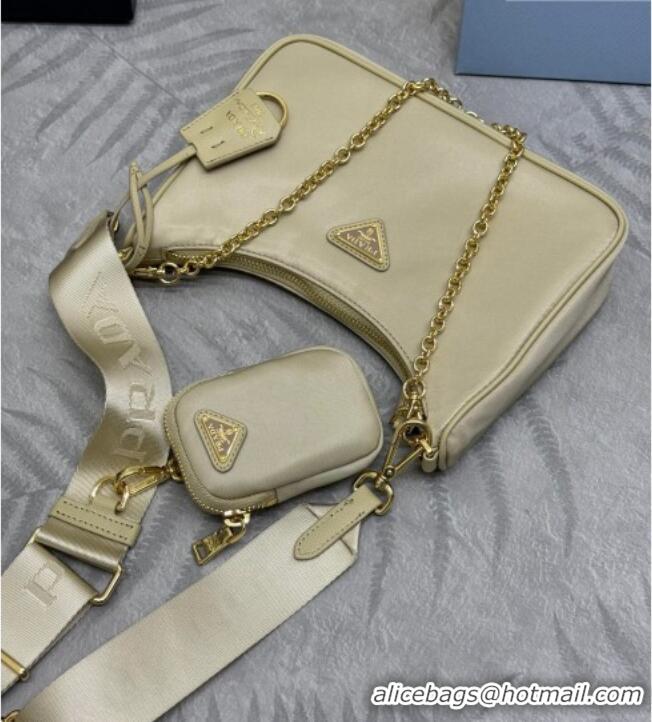 Best Product Prada Re-Edition 2005 Re-Nylon Bag 1BH204 Sand/Gold 2026