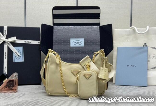 Best Product Prada Re-Edition 2005 Re-Nylon Bag 1BH204 Sand/Gold 2026
