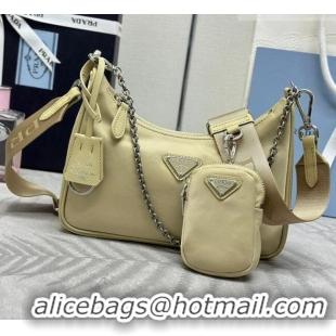 Good Looking Prada Re-Edition 2005 Re-Nylon Bag 1BH204 Sand/Silver 2026