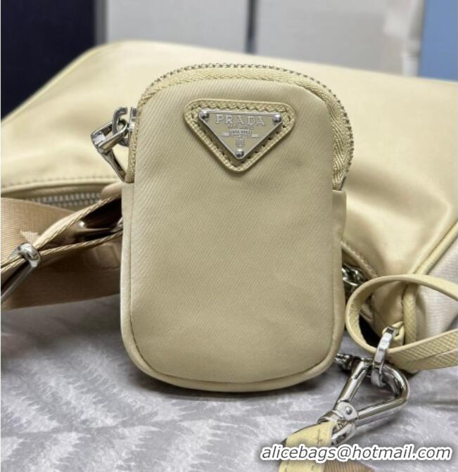 Good Looking Prada Re-Edition 2005 Re-Nylon Bag 1BH204 Sand/Silver 2026
