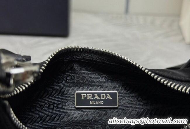 Buy Cheap Prada Re-Edition 2005 Re-Nylon Bag 1BH204 Black/Silver 2026