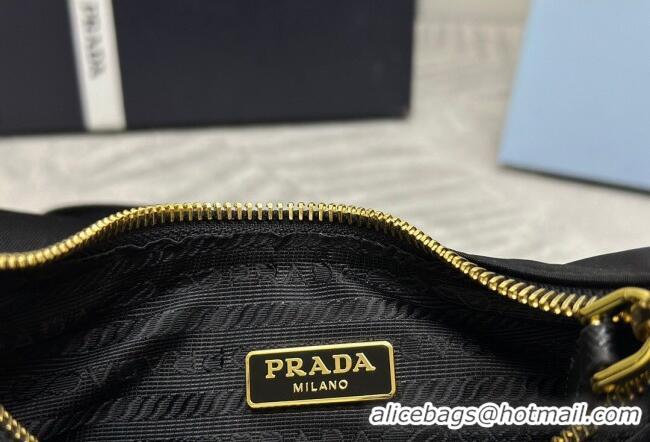 Famous Brand Prada Re-Edition 2005 Re-Nylon Bag 1BH204 Black/Gold 2026