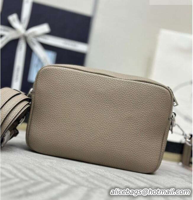 Fashion Discount Prada Small leather shoulder bag 1BH082 Slate Grey 2026