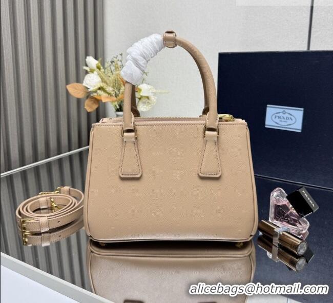 Grade Design Prada Galleria small Saffiano leather bag 1BA896 Cameo Pink 2026