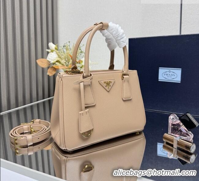 Grade Design Prada Galleria small Saffiano leather bag 1BA896 Cameo Pink 2026