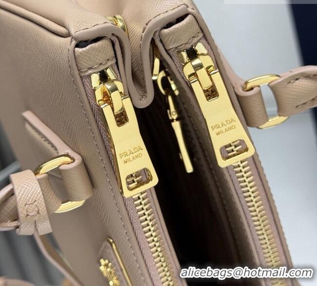 Grade Design Prada Galleria small Saffiano leather bag 1BA896 Cameo Pink 2026