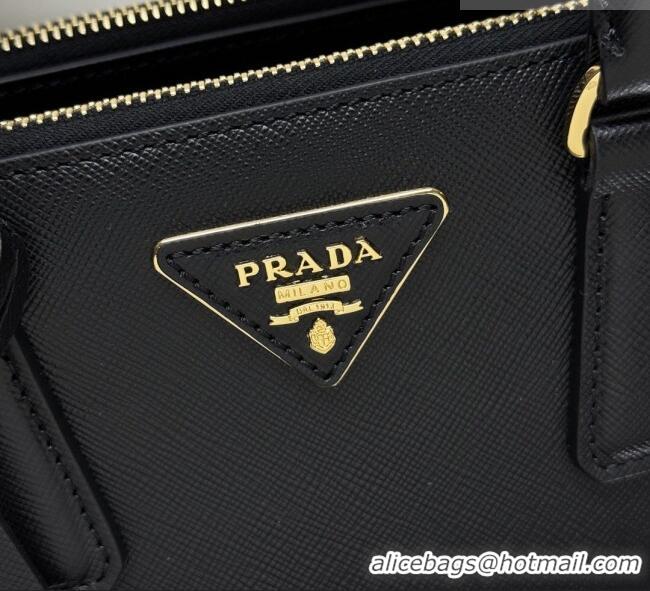 Cheap Promotional Prada Galleria small Saffiano leather bag 1BA896 Black 2026