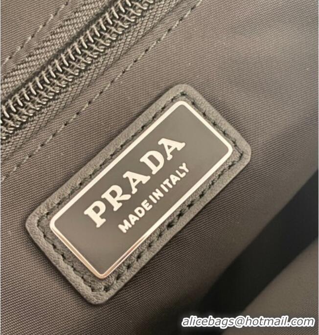 Grade Quality Prada Men's Medium Re-Nylon and Saffiano leather shoulder bag 2VH192 Brown 2026
