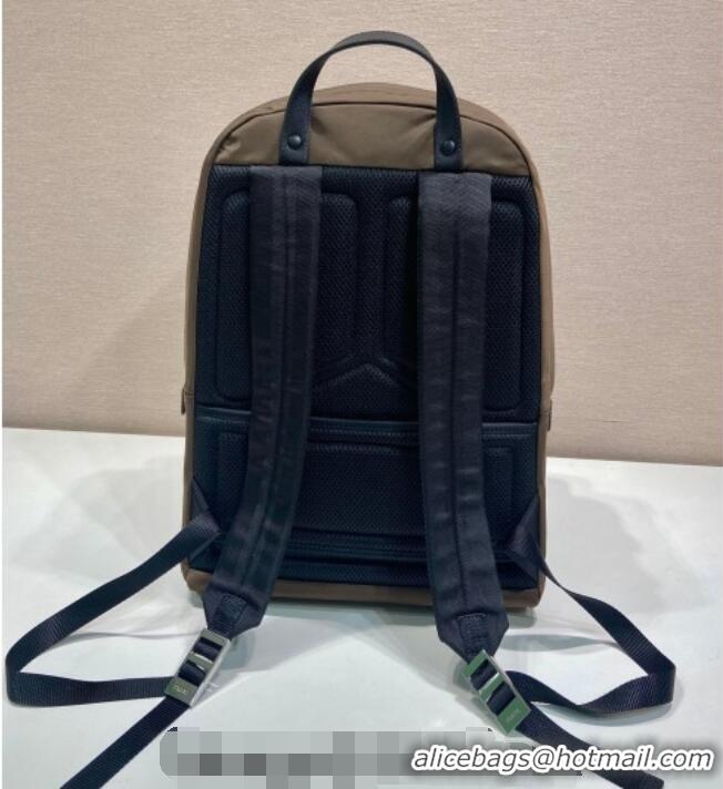 Classic Specials Prada Re-Nylon and Saffiano Leather Backpack Bag 2VZ048 Brown 2026