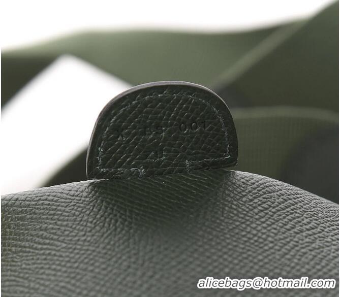 Famous Brand Hermes Evelyne Mini Bag 18cm in Togo Leather H1048 Almond Green/Silver (Half Handmade)