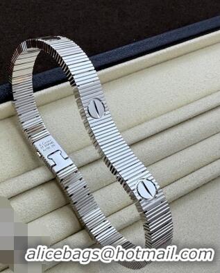 Luxury Cheap Cartier LOVE Unlimited Bracelet With Flexible C8950 Silver 2026