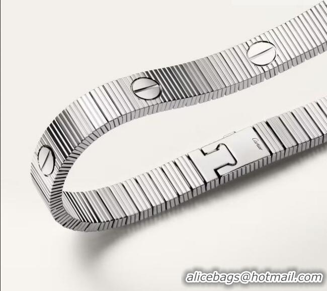 Luxury Cheap Cartier LOVE Unlimited Bracelet With Flexible C8950 Silver 2026