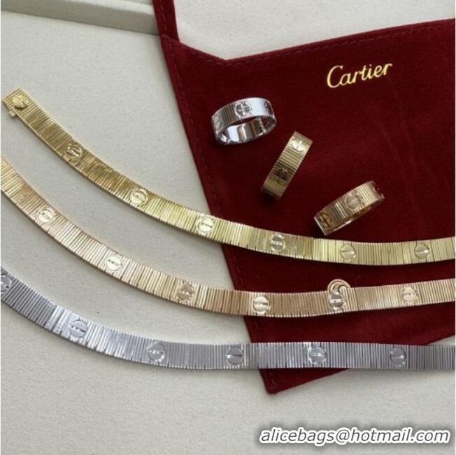 Luxury Cheap Cartier LOVE Unlimited Bracelet With Flexible C8950 Silver 2026