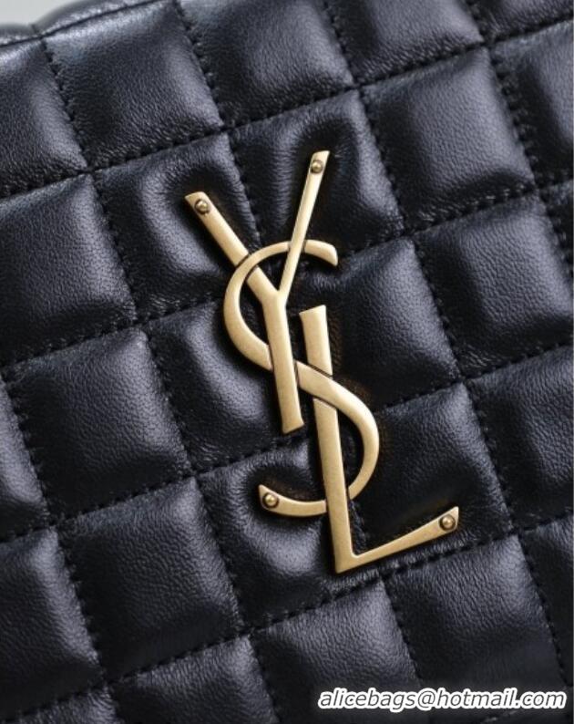 Inexpensive Saint Laurent Cassandre Quilted Lambskin Leather Chain Bag 743364 Black 2026