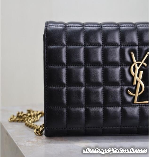 Inexpensive Saint Laurent Cassandre Quilted Lambskin Leather Chain Bag 743364 Black 2026