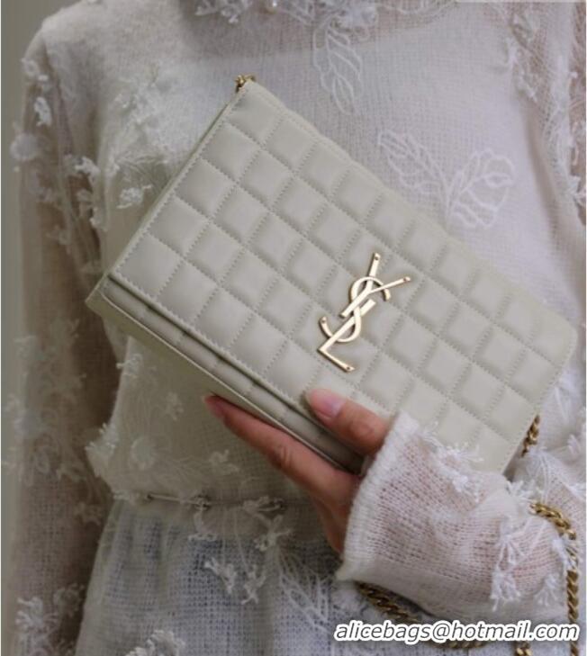 Good Looking Saint Laurent Cassandre Quilted Patent Leather Chain Bag 743364 Black 2026