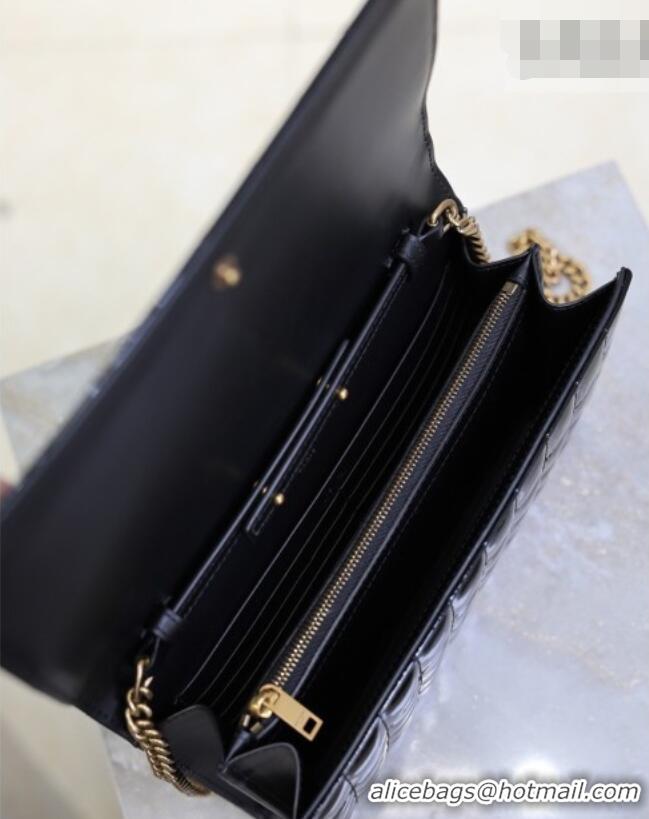 Good Looking Saint Laurent Cassandre Quilted Patent Leather Chain Bag 743364 Black 2026