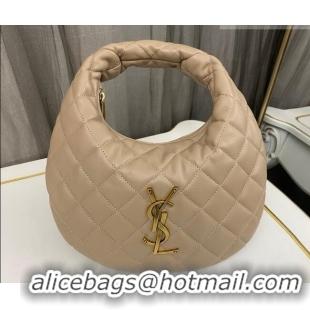 Good Quality Saint Laurent Icarino Mini Bag in Quilted Nappa Leather 851689 Apricot 2026