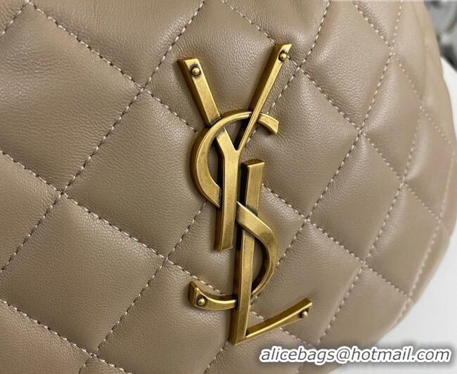 Good Quality Saint Laurent Icarino Mini Bag in Quilted Nappa Leather 851689 Apricot 2026